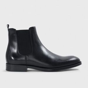 Paul Stuart Black Leather Chelsea Boots — Men’s 10.5 (Used, Great Condition)